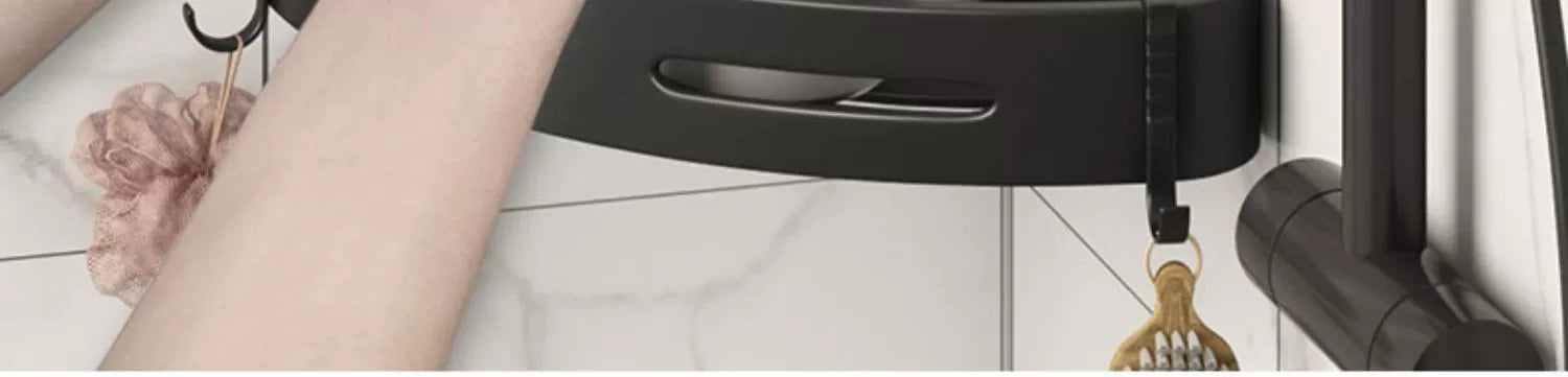 Étagère de douche adhésive sans perçage