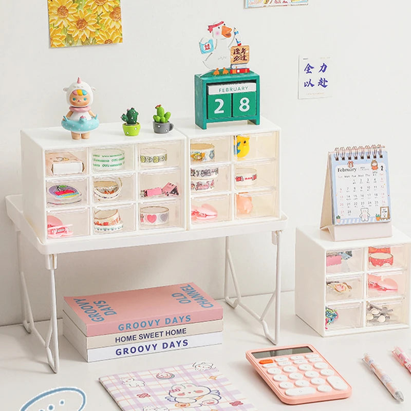 Mini organiseur de tiroir transparent