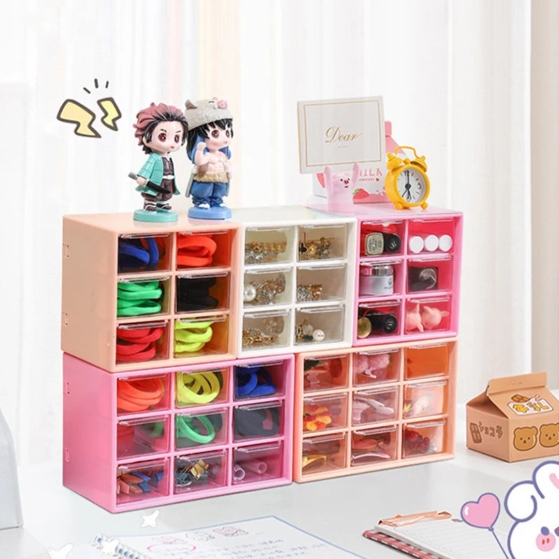 Mini organiseur de tiroir transparent