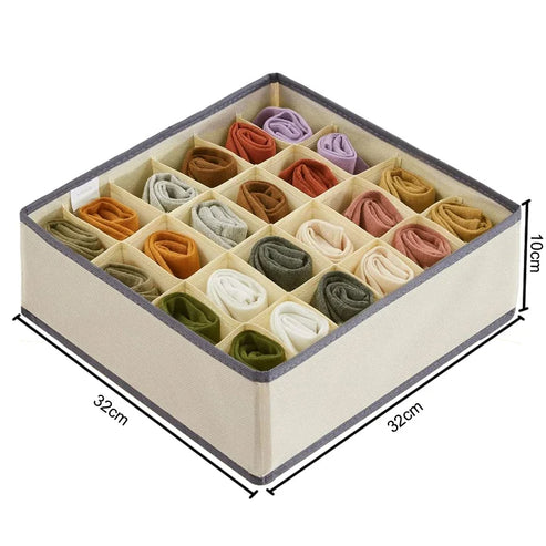 Organisateur pliable pour chaussettes et sous-vêtements