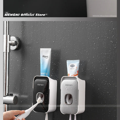 Distributeur automatique de dentifrice mural