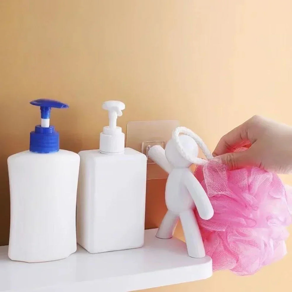 Étagère à shampoing autocollante pour salle de bain