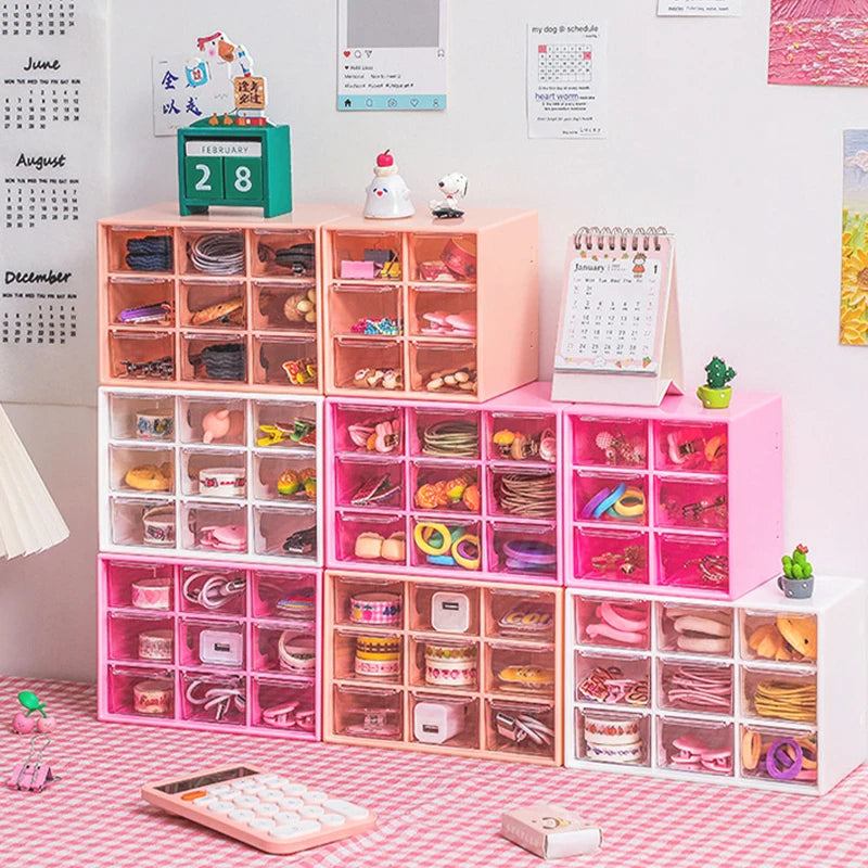 Mini organiseur de tiroir transparent