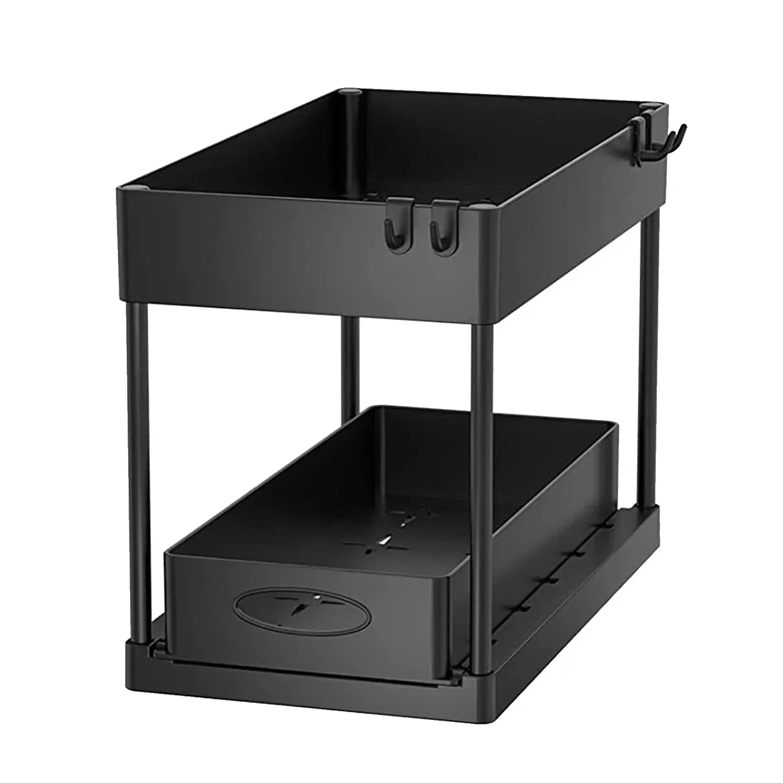 Étagère de rangement sous évier à 2 niveaux