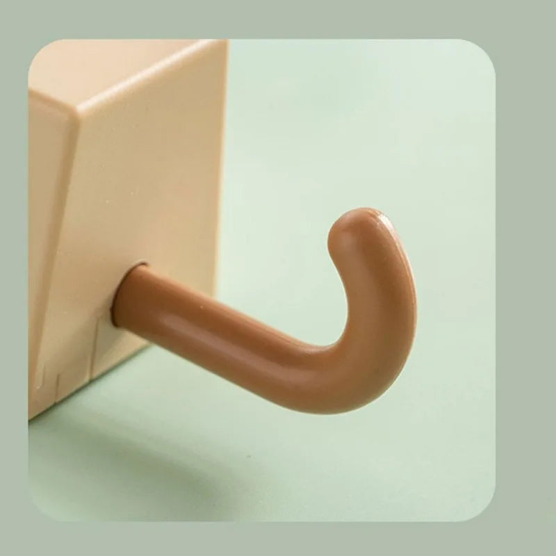 Crochet mural créatif en forme de chat