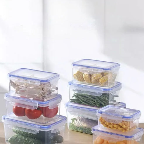 Boîte de rangement hermétique pour réfrigérateur avec couvercle