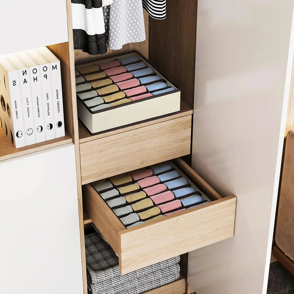 Organisateur pliable pour chaussettes et sous-vêtements