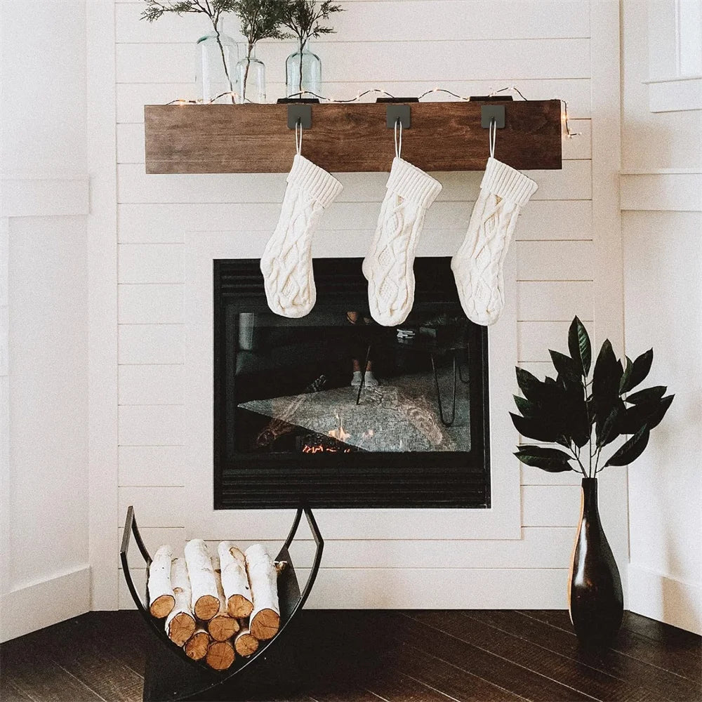 Crochet mural adhésif en acier inoxydable