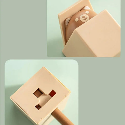 Crochet mural créatif en forme de chat