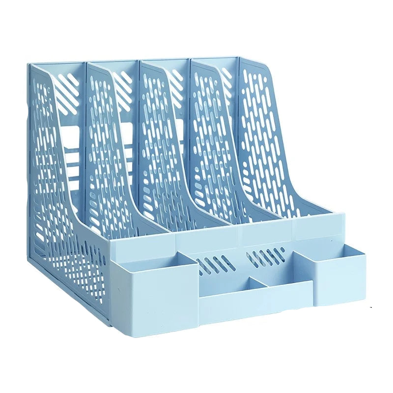 Organiseur de fichiers de bureau à 4 compartiments