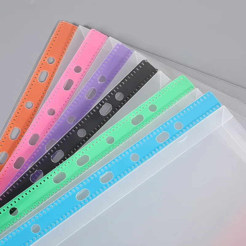 6 chemises à feuilles mobiles A4