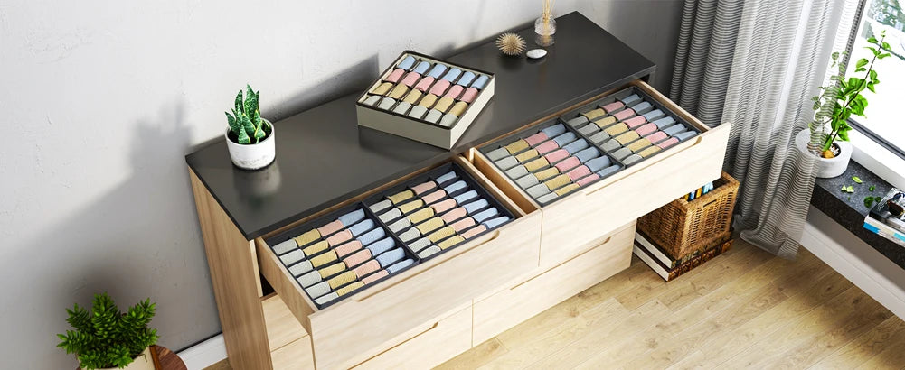 Organisateur pliable pour chaussettes et sous-vêtements