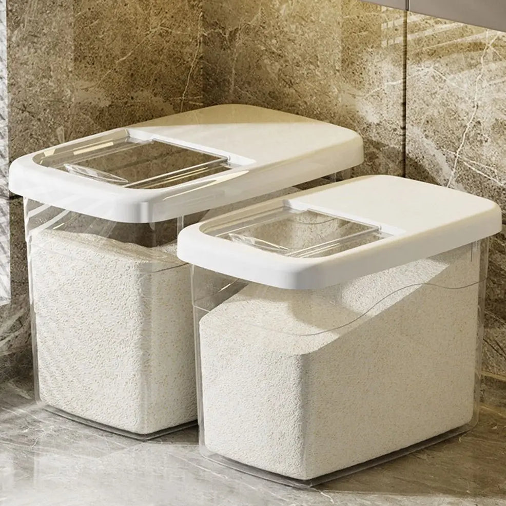 Boîte de conservation de riz scellée