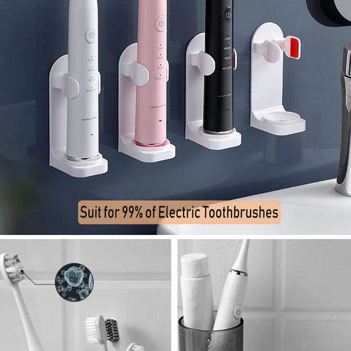 Porte-brosse à dents mural réglable