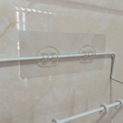 Organisateur d'étagère à crochets muraux adhésifs