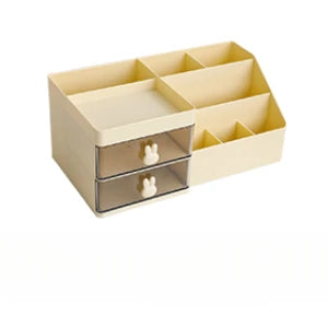 Boîte de rangement de bureau transparente