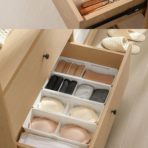 Boîte de rangement à tiroir rétractable