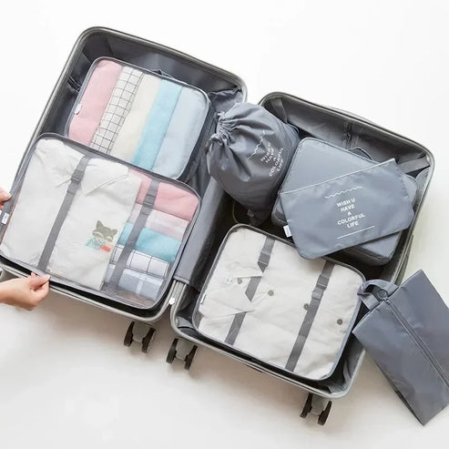 Ensemble de 7 organisateurs de bagages de voyage