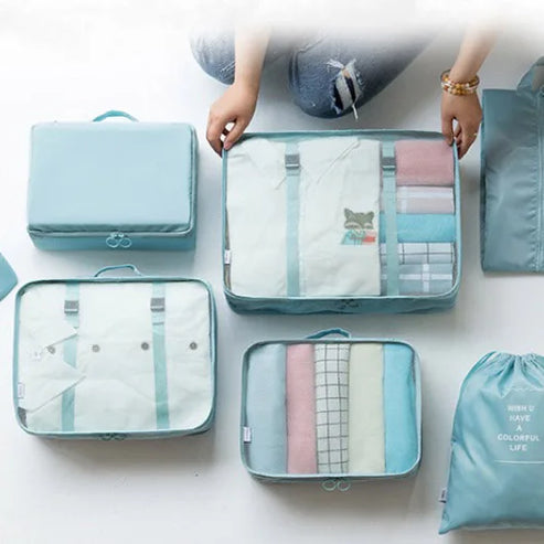 Ensemble de 7 organisateurs de bagages de voyage