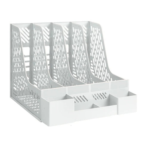 Organiseur de fichiers de bureau à 4 compartiments