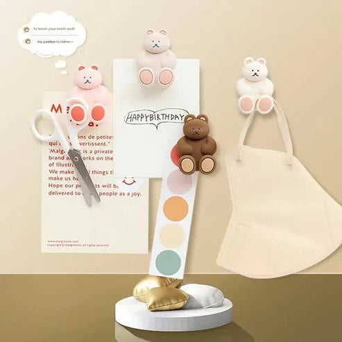 Porte-brosse à dents mural Petit Ours