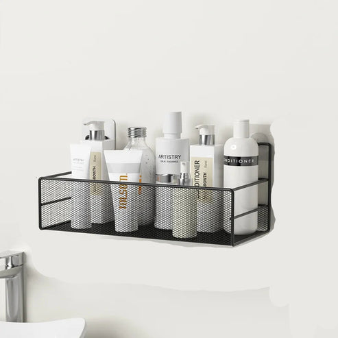 Étagère murale autocollante pour salle de bain