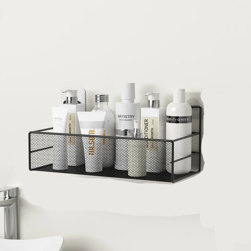 Étagère murale autocollante pour salle de bain