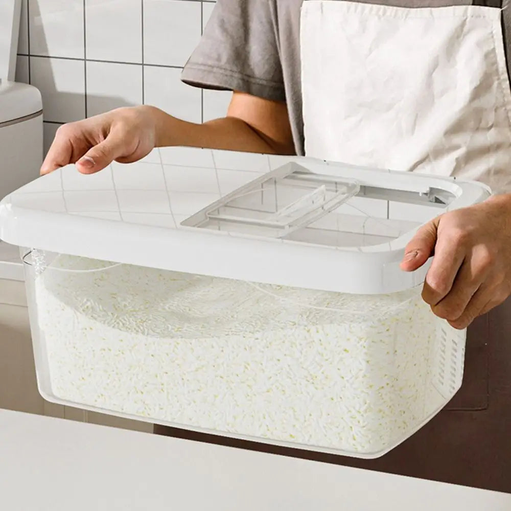 Boîte de conservation de riz scellée