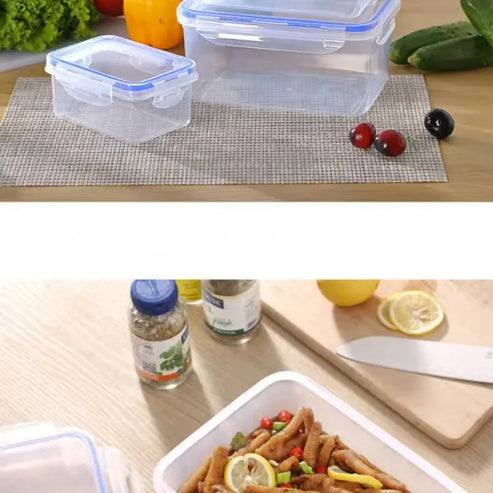 Boîte de rangement hermétique pour réfrigérateur avec couvercle