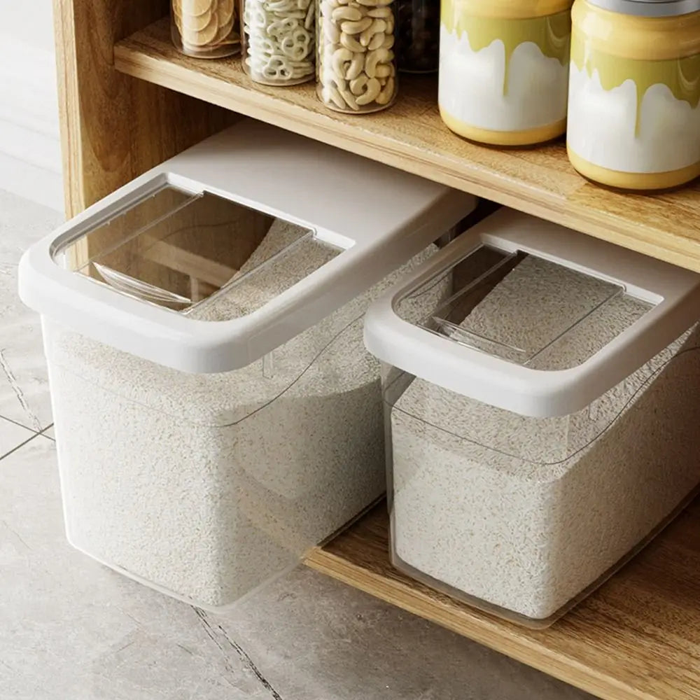 Boîte de conservation de riz scellée