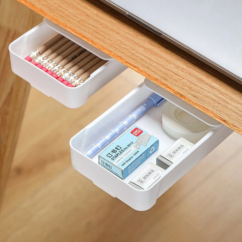 Under-Desk Hidden Storage Drawer