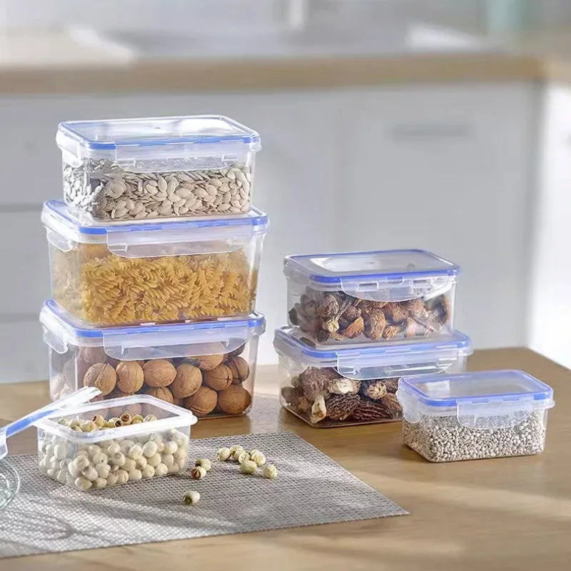 Boîte de rangement hermétique pour réfrigérateur avec couvercle