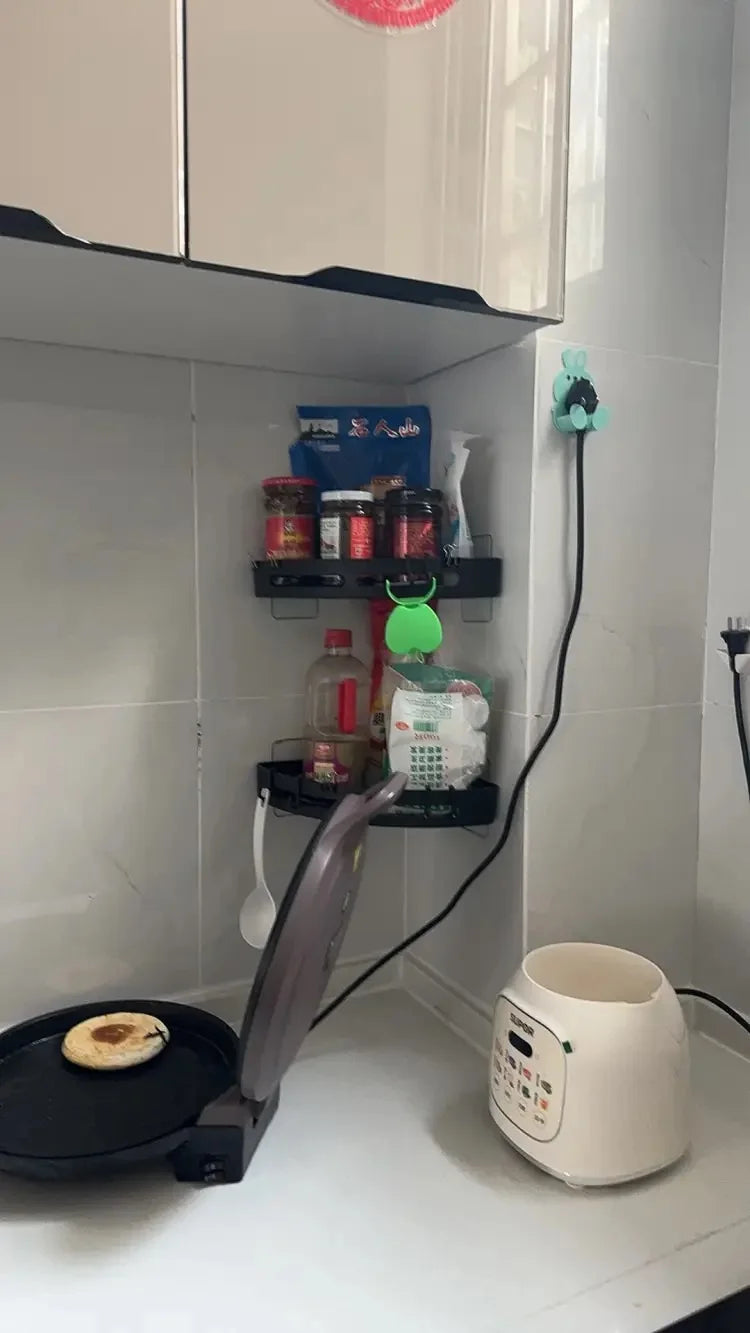 Étagère de douche adhésive sans perçage