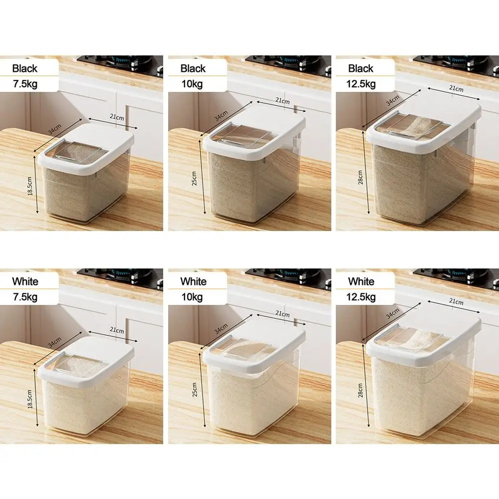 Boîte de conservation de riz scellée