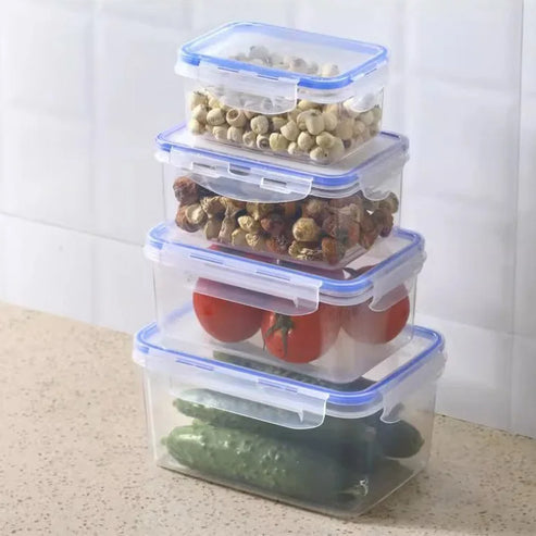 Boîte de rangement hermétique pour réfrigérateur avec couvercle