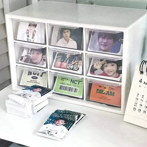 Mini organiseur de tiroir transparent