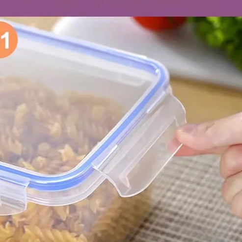 Boîte de rangement hermétique pour réfrigérateur avec couvercle