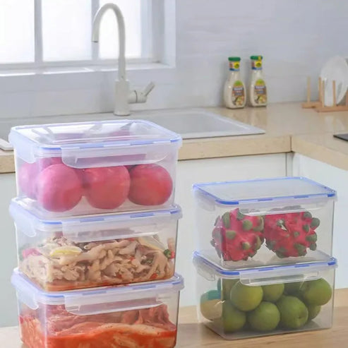 Boîte de rangement hermétique pour réfrigérateur avec couvercle