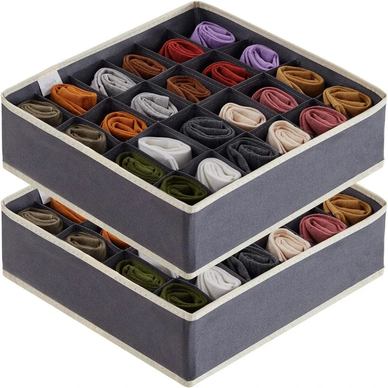 Organisateur pliable pour chaussettes et sous-vêtements