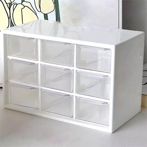 Mini organiseur de tiroir transparent