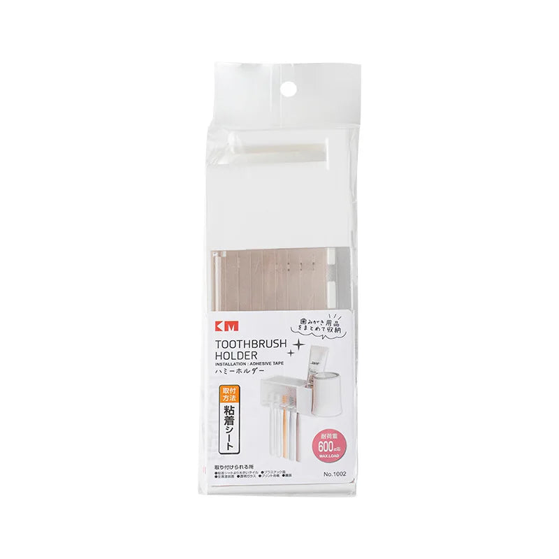 Porte-brosse à dents mural pour salle de bain