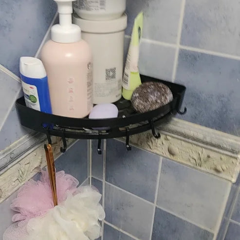 Étagère de douche adhésive sans perçage