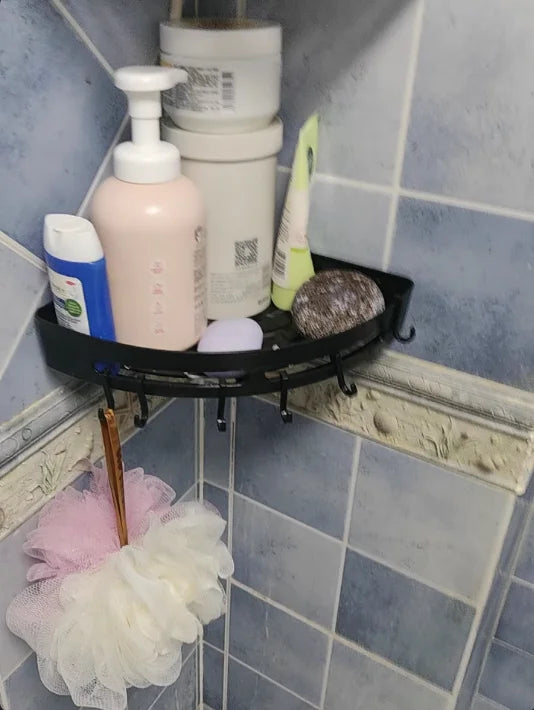 Étagère de douche adhésive sans perçage