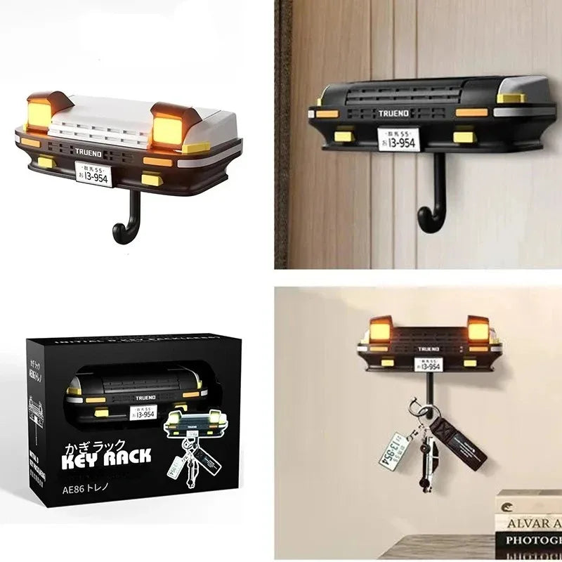 Crochet mural pour clés de voiture AE86