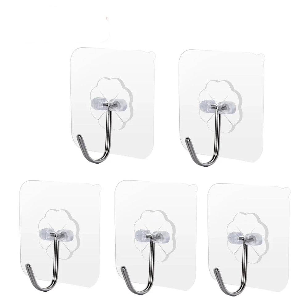 Crochets transparents autocollants