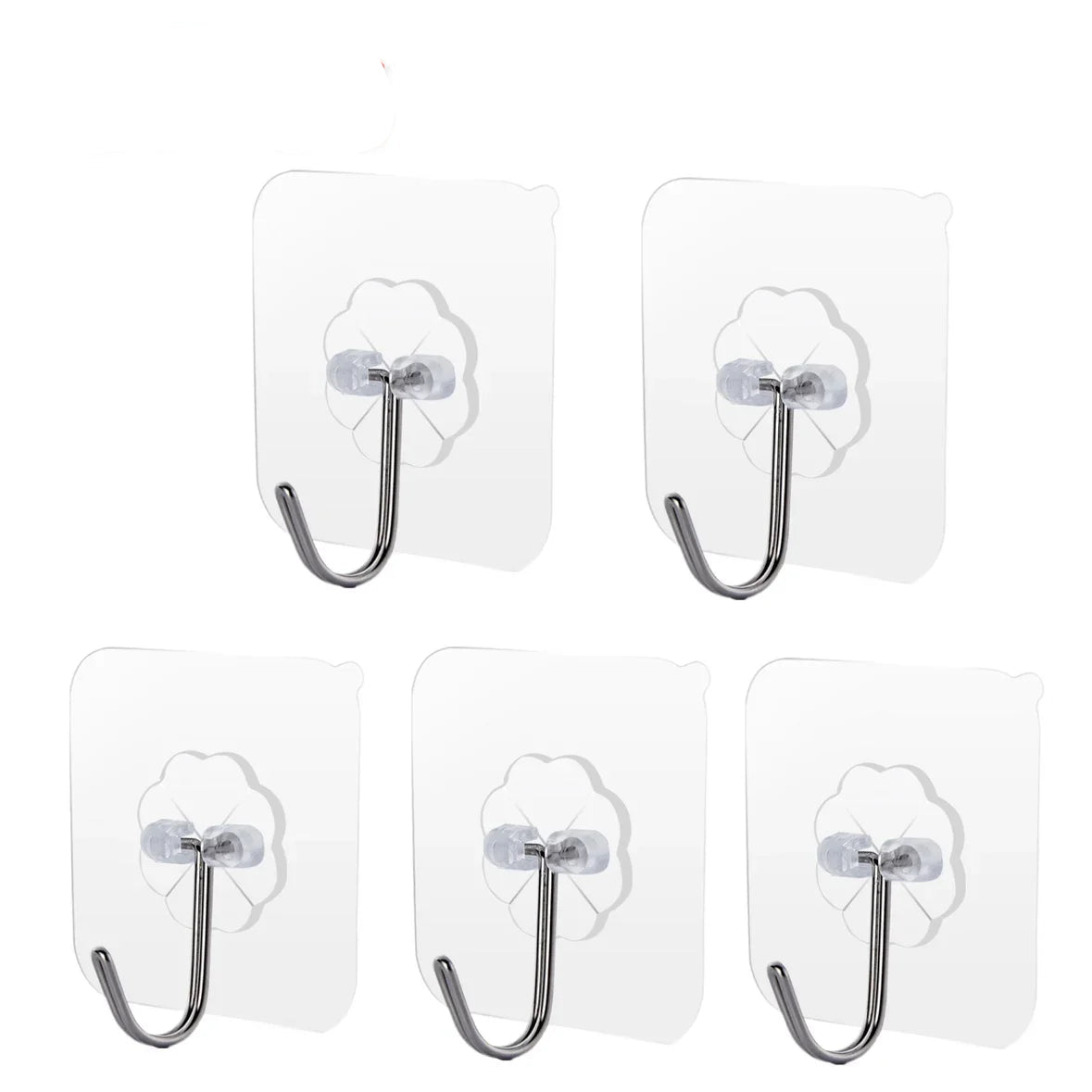 Crochets transparents autocollants