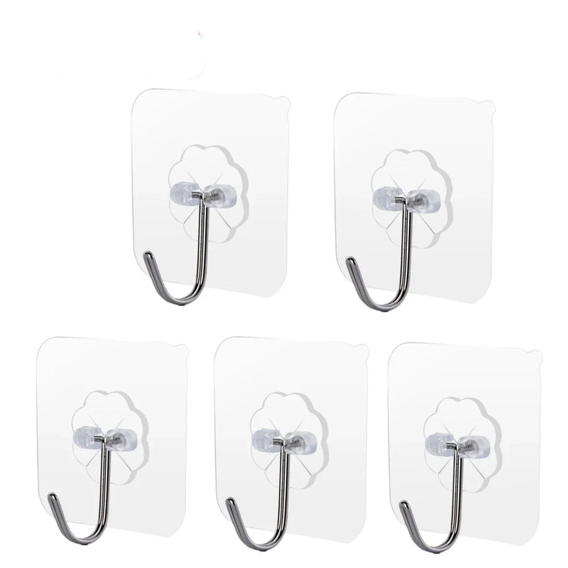 Crochets transparents autocollants