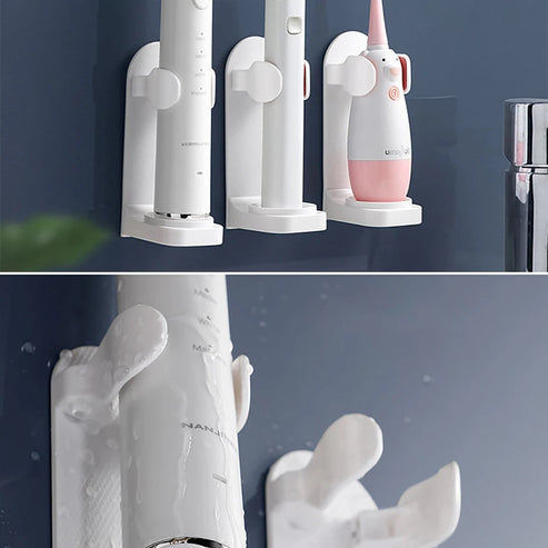 Porte-brosse à dents mural réglable