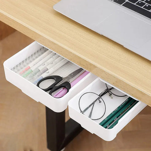 Under-Desk Hidden Storage Drawer