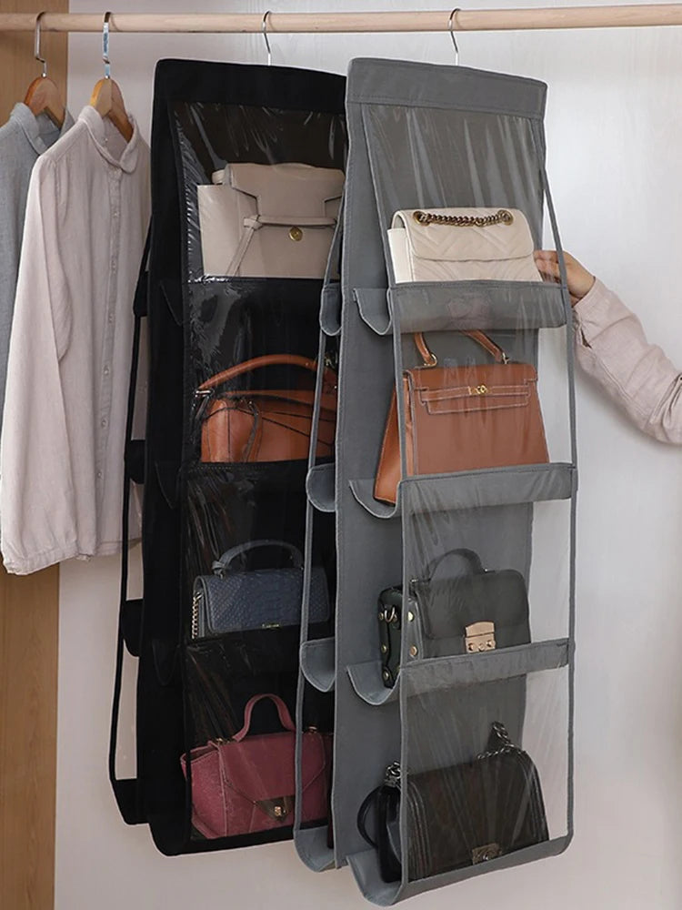 Organiseur de sac à main suspendu double face